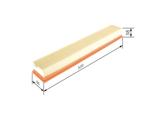 Bosch Luchtfilter 1 457 433 043
