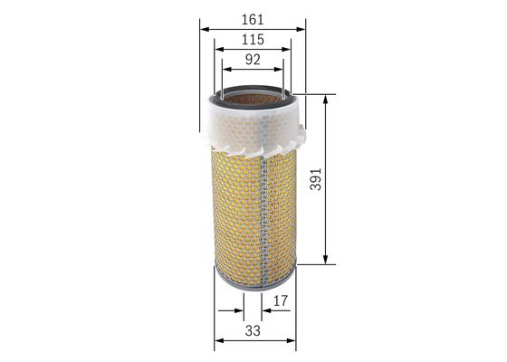 Bosch Luchtfilter 1 457 433 201