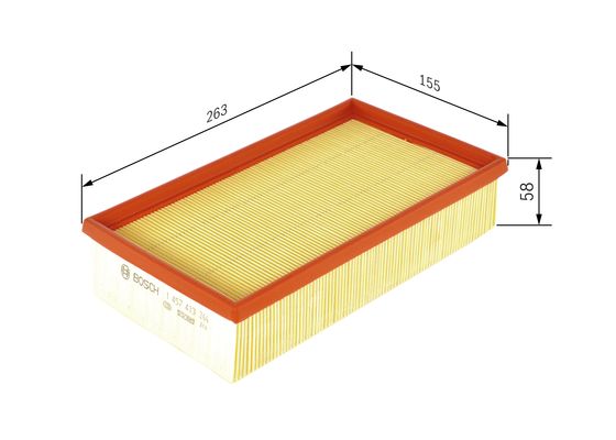 Bosch Luchtfilter 1 457 433 266