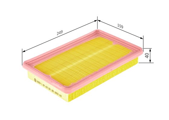 Bosch Luchtfilter 1 457 433 290