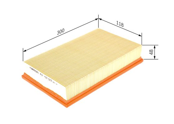 Bosch Luchtfilter 1 457 433 523