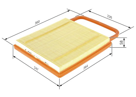 Bosch Luchtfilter 1 457 433 574