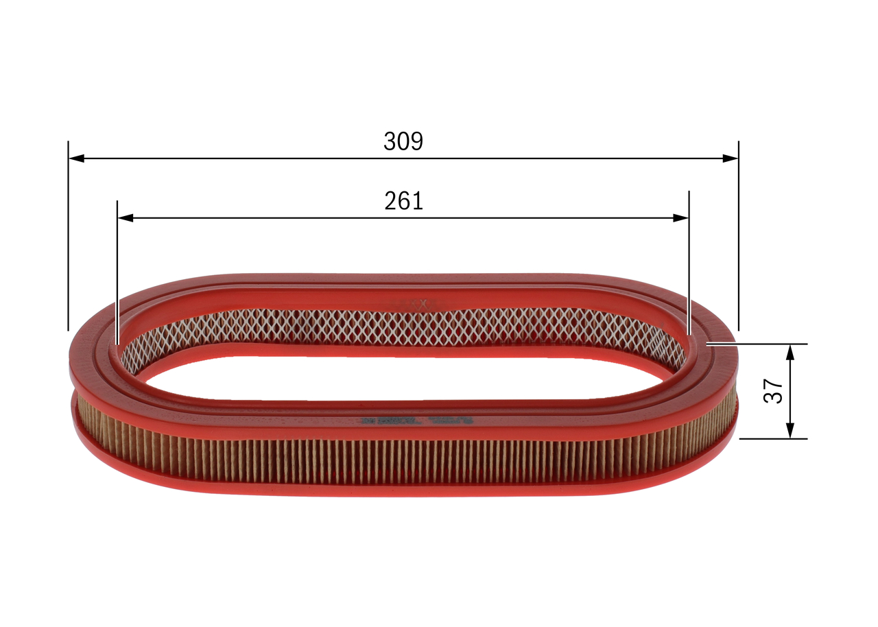 Bosch Luchtfilter 1 457 433 648