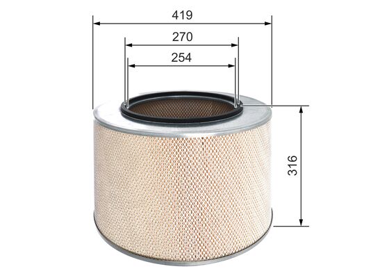 Bosch Luchtfilter 1 457 433 728