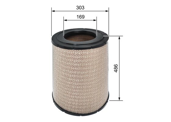 Bosch Luchtfilter 1 457 433 900