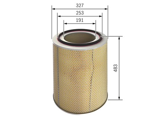 Bosch Luchtfilter 1 457 433 901