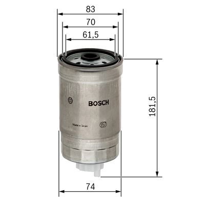 Bosch Brandstoffilter 1 457 434 150