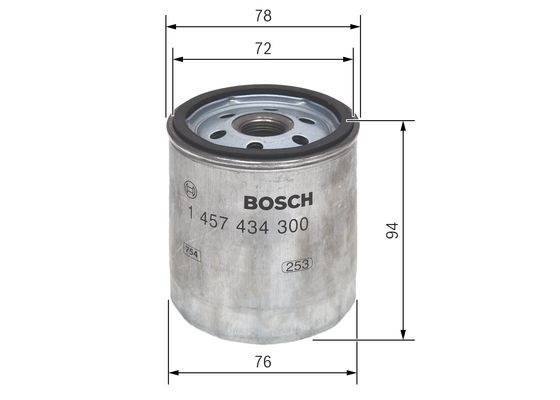 Bosch Brandstoffilter 1 457 434 300