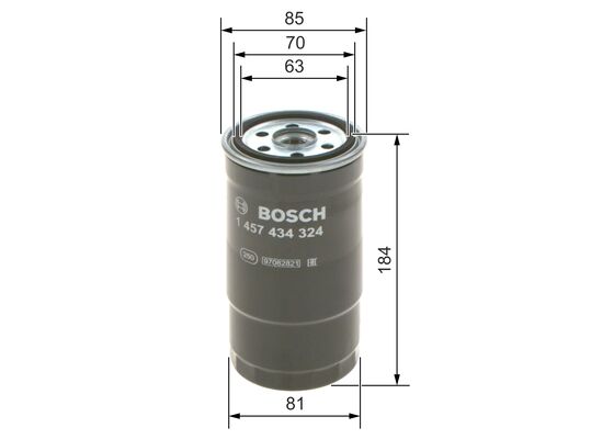 Bosch Brandstoffilter 1 457 434 324