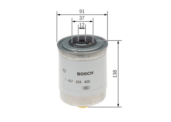 Bosch Brandstoffilter 1 457 434 400