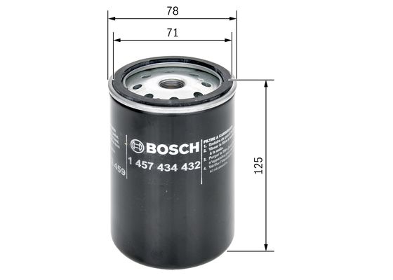 Bosch Brandstoffilter 1 457 434 432