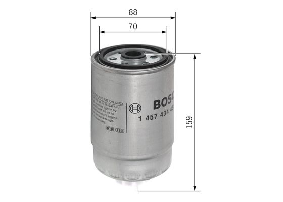Bosch Brandstoffilter 1 457 434 455