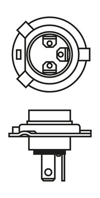 Bosch Gloeilamp, verstraler 1 987 301 440