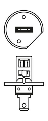 Bosch Gloeilamp, verstraler 1 987 301 005