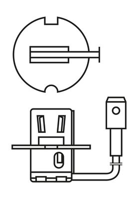 Bosch Gloeilamp, verstraler 1 987 302 031