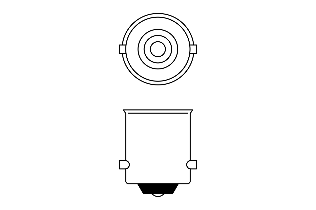 Bosch Gloeilamp, achteruitrijlicht 1 987 301 517
