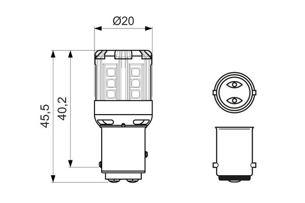 Bosch Gloeilamp, parkeer- / begrenzingslicht 1 987 301 521