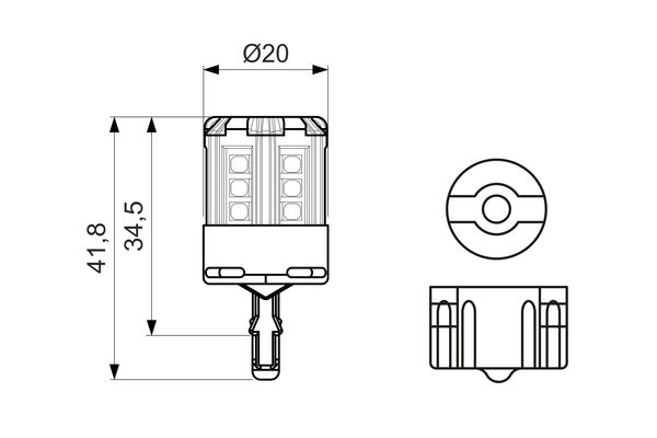 Bosch Gloeilamp, parkeer- / begrenzingslicht 1 987 301 525