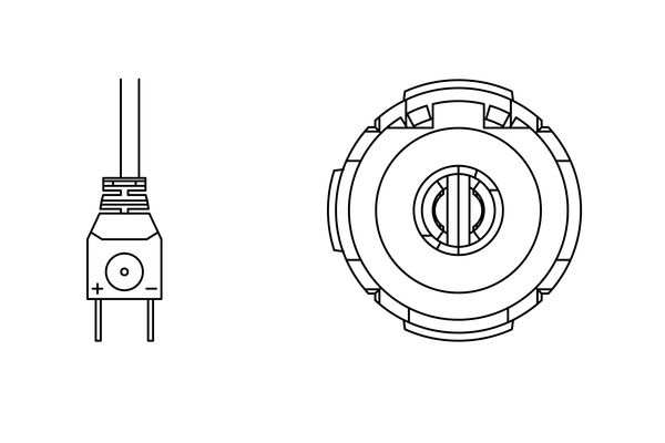 Bosch Gloeilamp, verstraler 1 987 301 557