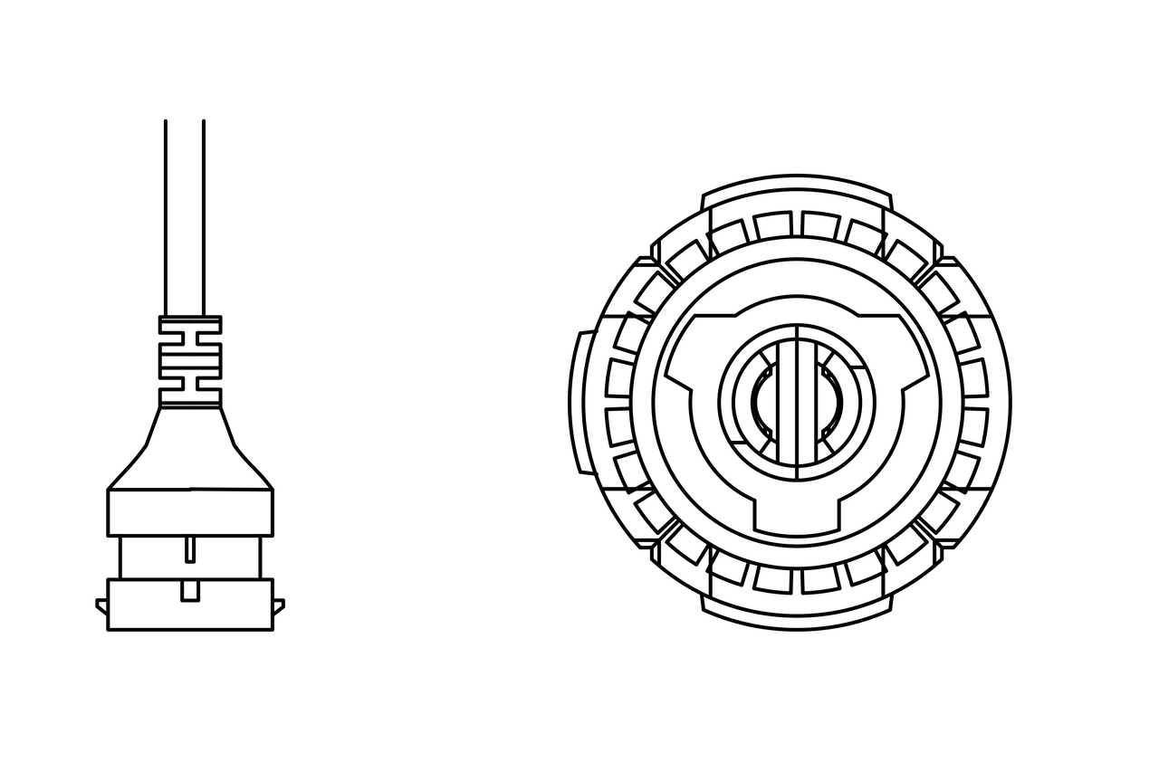 Bosch Gloeilamp, verstraler 1 987 301 558