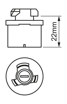 Bosch Gloeilamp, mistlamp 1 987 302 024