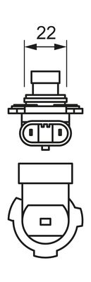 Bosch Gloeilamp, verstraler 1 987 302 026