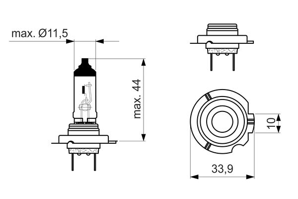 Bosch Gloeilamp, koplamp 1 987 302 091