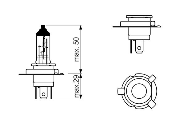 Bosch Gloeilamp, koplamp 1 987 302 092