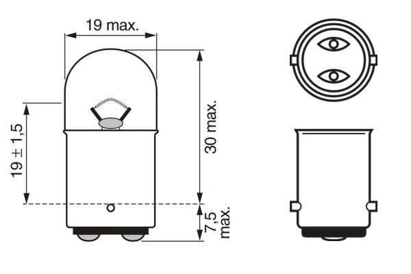 Bosch Gloeilamp, parkeer- / begrenzingslicht 1 987 302 237