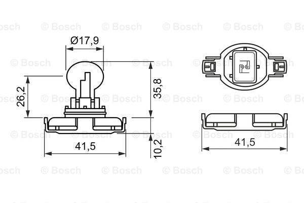 Bosch Gloeilamp, knipper-/breedtelicht 1 987 302 269