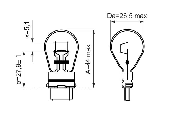 Bosch Gloeilamp, parkeer- / begrenzingslicht 1 987 302 274