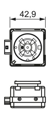 Bosch Gloeilamp, verstraler 1 987 302 907