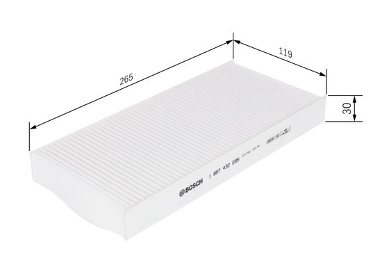 Bosch Interieurfilter 1 987 432 095