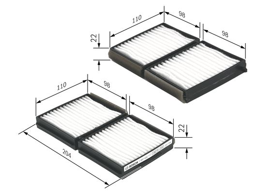 Bosch Interieurfilter 1 987 432 117