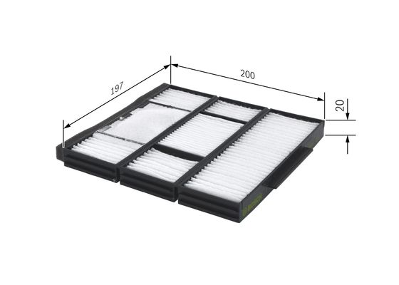 Bosch Interieurfilter 1 987 432 155