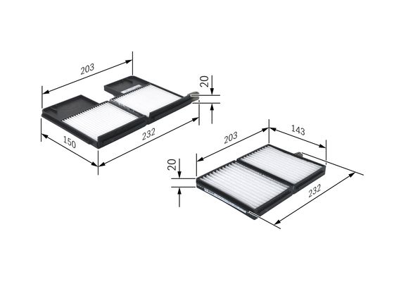 Bosch Interieurfilter 1 987 432 159