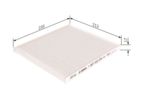 Bosch Interieurfilter 1 987 432 254