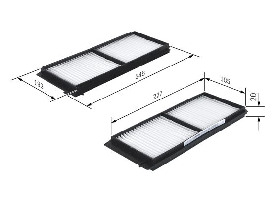 Bosch Interieurfilter 1 987 432 275