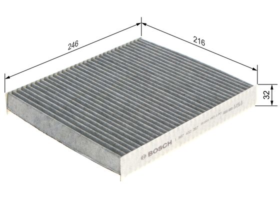 Bosch Interieurfilter 1 987 432 357