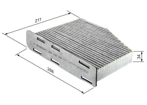 Bosch Interieurfilter 1 987 432 397