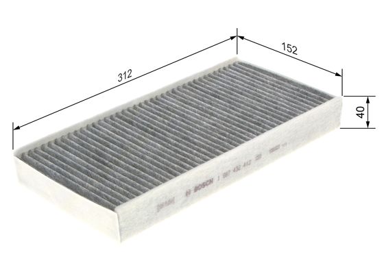 Bosch Interieurfilter 1 987 432 412