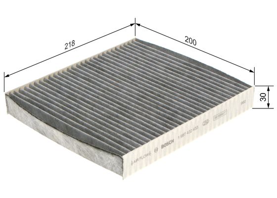 Bosch Interieurfilter 1 987 432 433