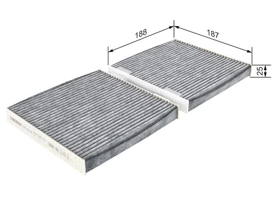 Bosch Interieurfilter 1 987 432 542