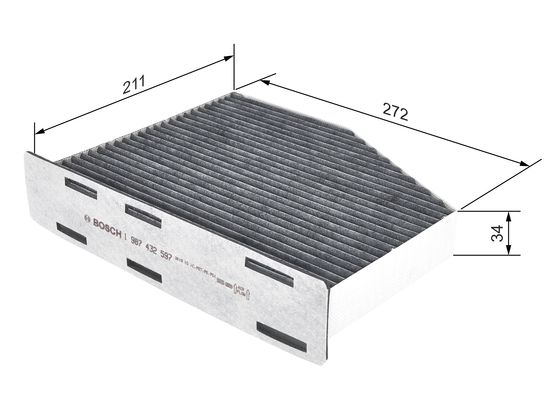 Bosch Interieurfilter 1 987 432 597