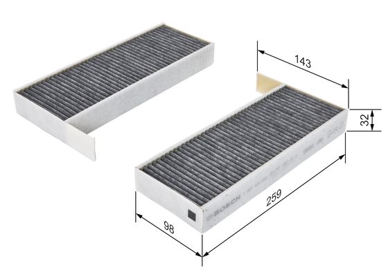 Bosch Interieurfilter 1 987 435 525