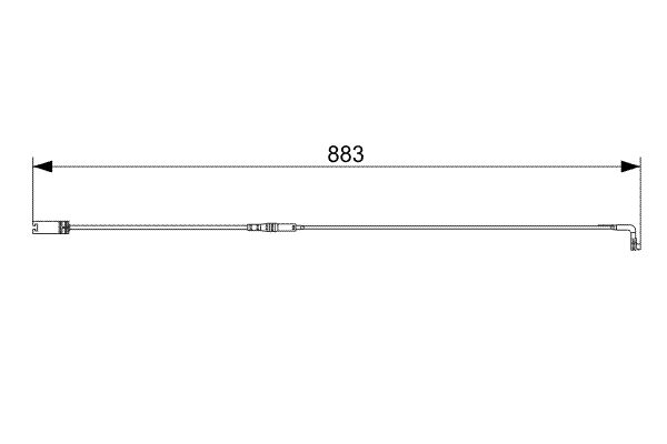 Slijtage indicator Bosch 1 987 473 005