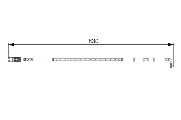 Slijtage indicator Bosch 1 987 473 043