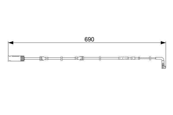Bosch Slijtage indicator 1 987 473 052