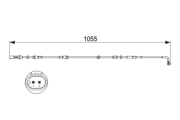 Slijtage indicator Bosch 1 987 473 507