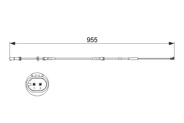 Bosch Slijtage indicator 1 987 473 511